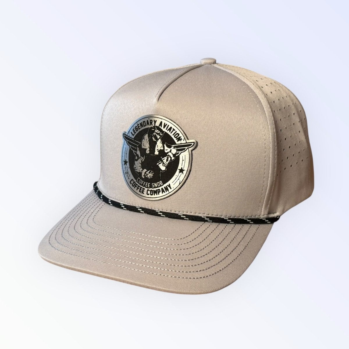 Gorra de aviador de alto rendimiento con calavera legendaria