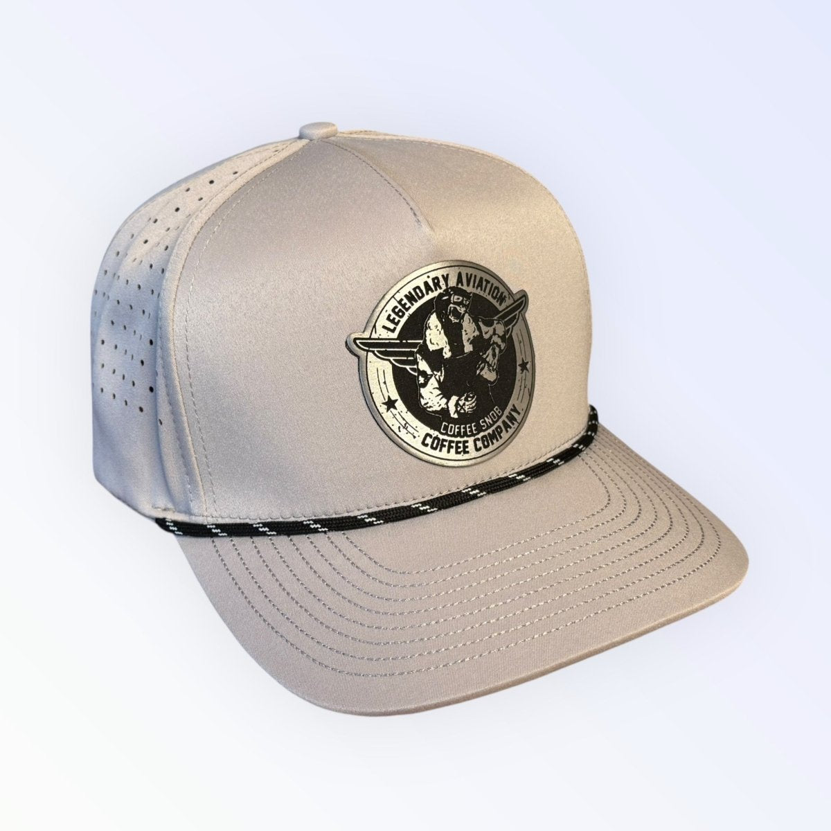 Gorra de aviador de alto rendimiento con calavera legendaria