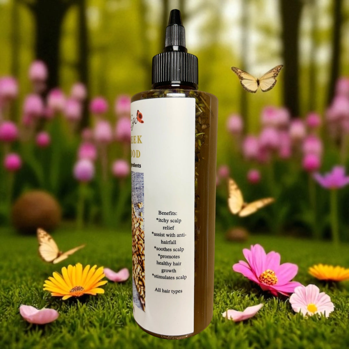 Crème capillaire au Fenugrec (tous types de cheveux, non grasse)