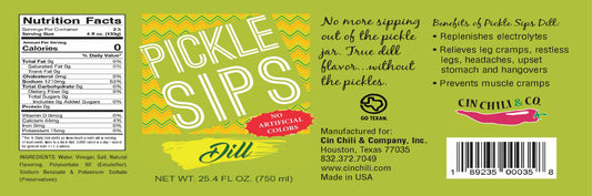 Pickle Sips® – Dill 25.4 fl oz (750 ml)