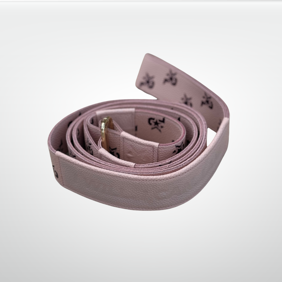 I AM Leather Monogram Yoga Strap