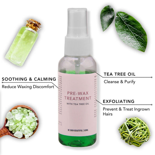 Tratamiento de cuidado de la piel previo a la depilación