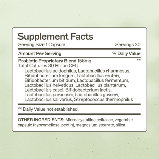 Probiotic Capsules 30 Billion