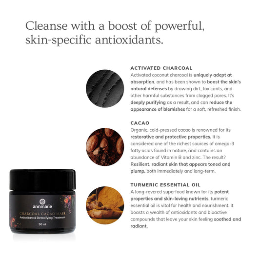 Charcoal Cacao Mask (50ml)- Collective