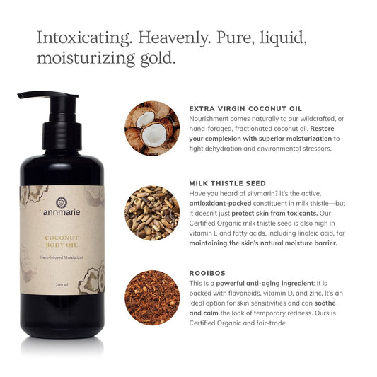 Coconut Body Oil (200ml)- Collective