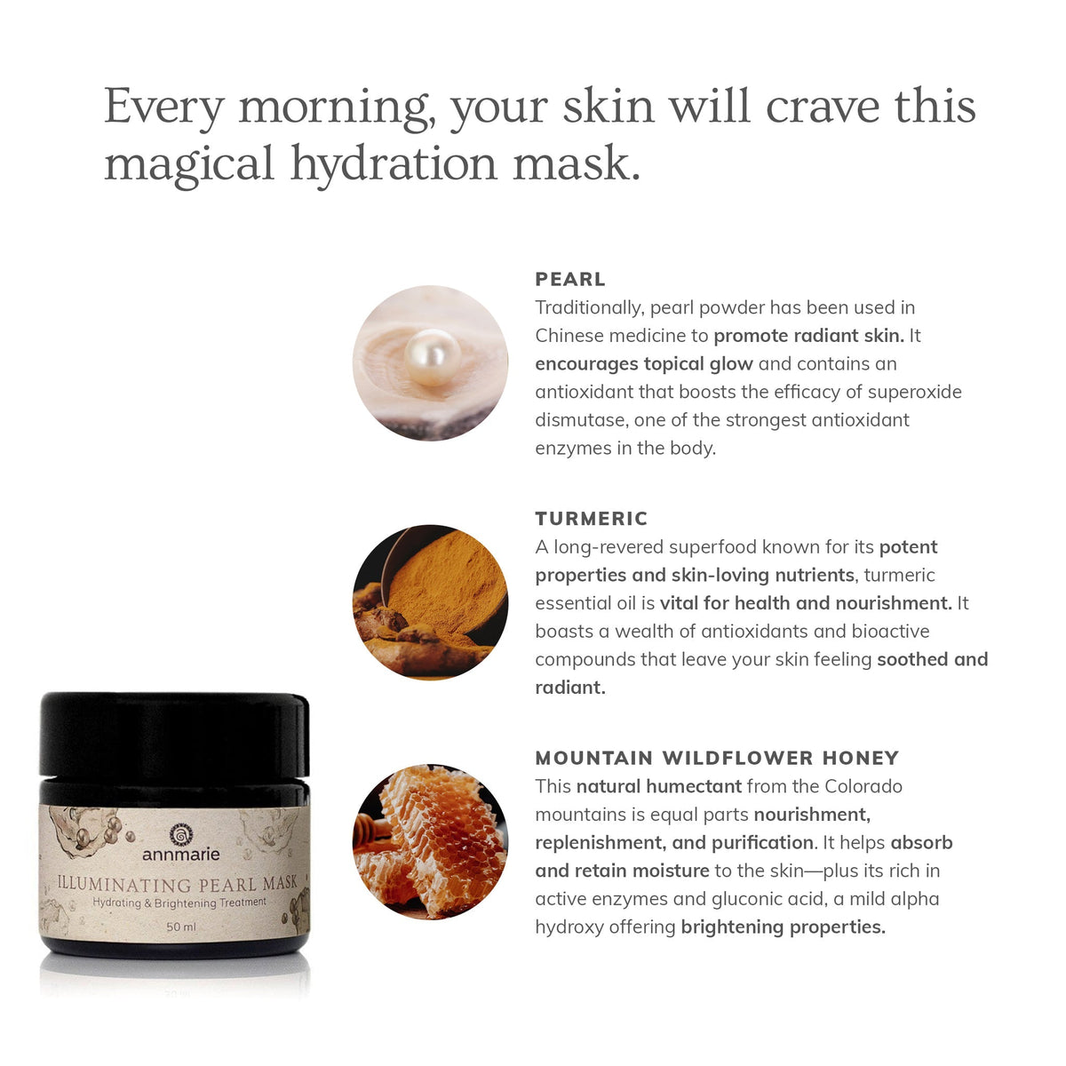 Illuminating Pearl Mask - Hydrating & Brightening Treatment (50ml)- Collective