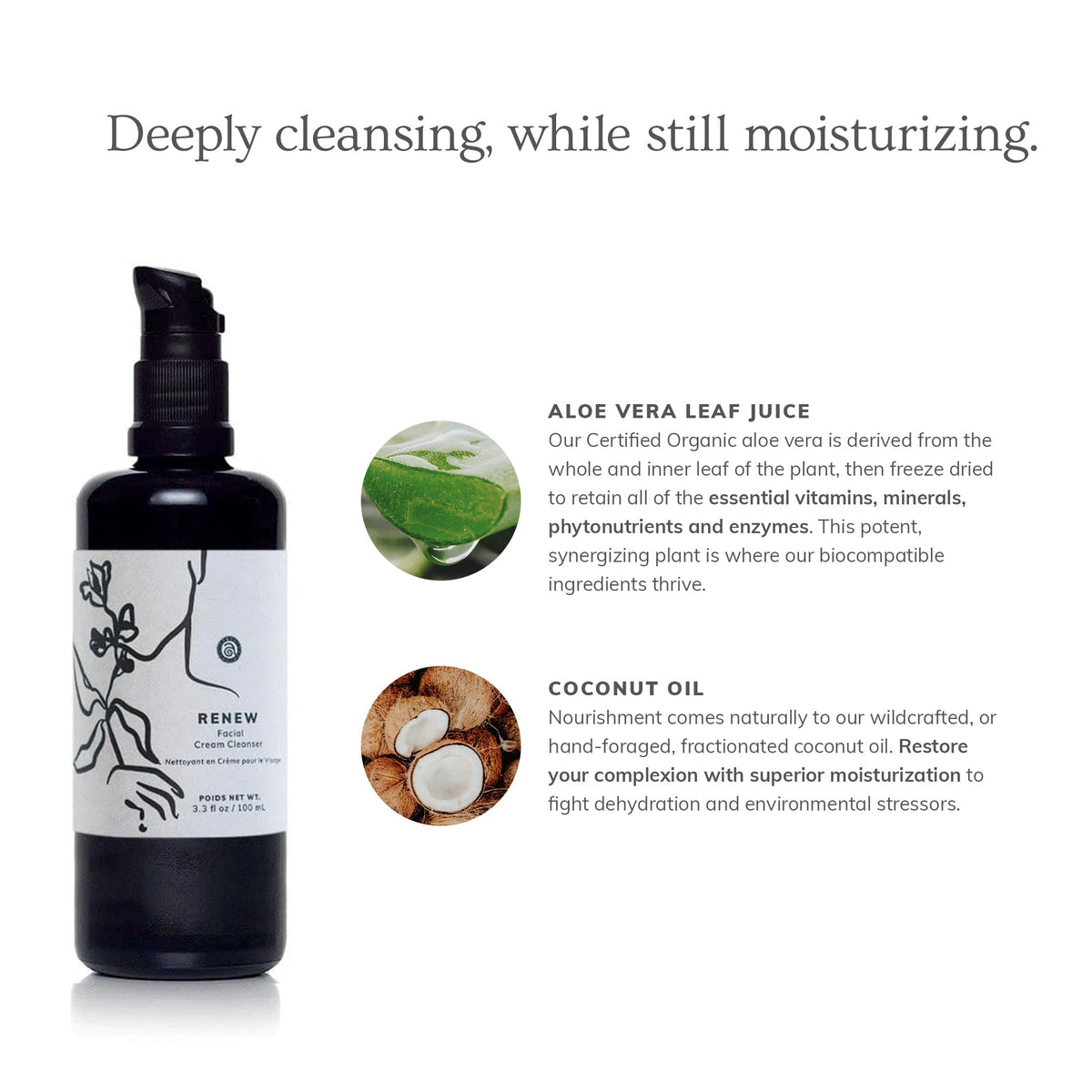 Renew - Crema limpiadora facial (100 ml) - Collective