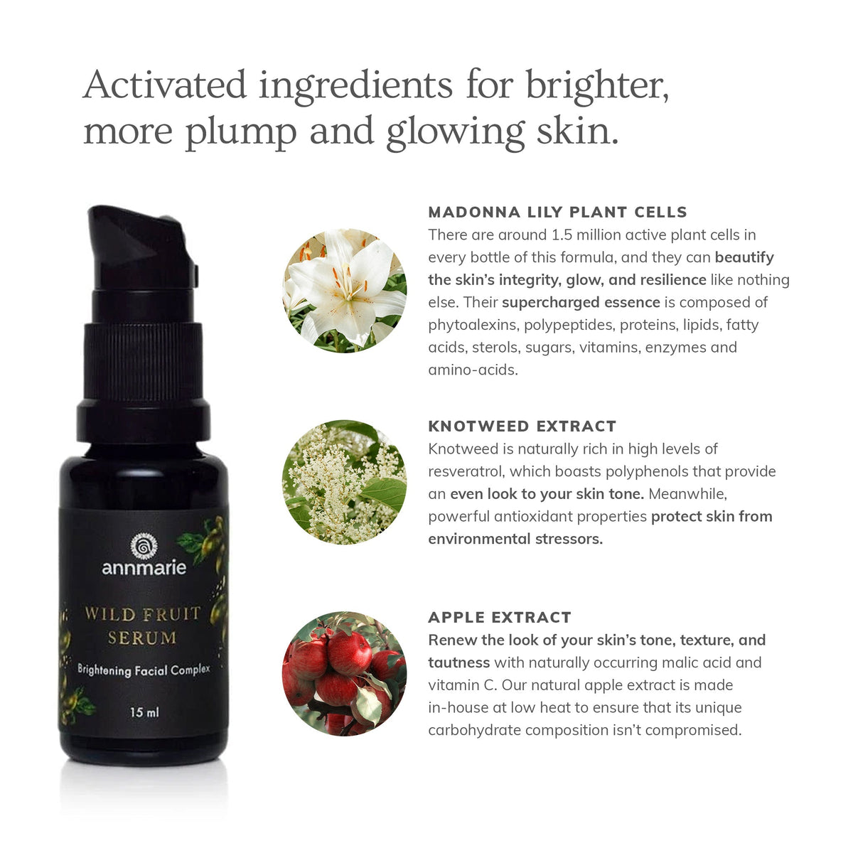 Suero de frutos silvestres - Complejo facial iluminador (15 ml) - Collective