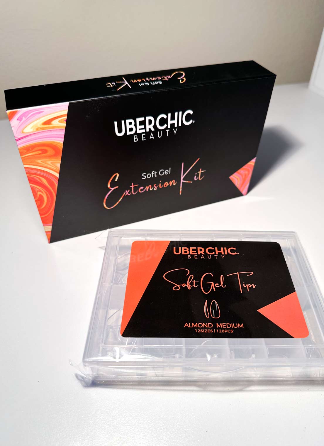 Soft Gel Kit: 3-Step Soak Off Nail Extension System with Bonus Gel Top Coat + FREE Soft Gel Tips!