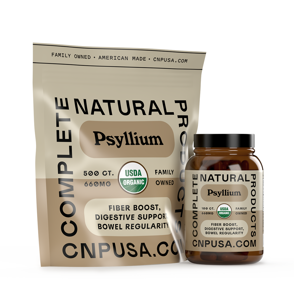 Organic Psyllium Husk Capsules