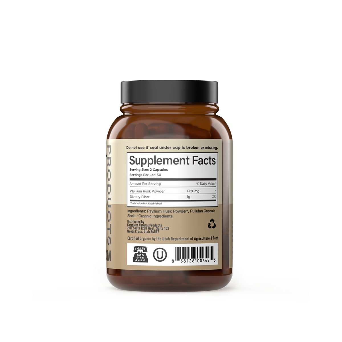 Organic Psyllium Husk Capsules