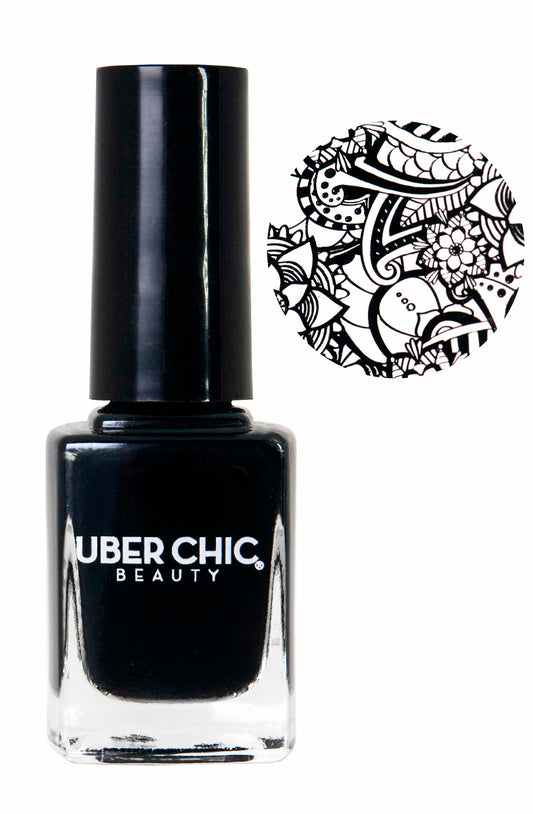 Pure Black - Stamping Polish