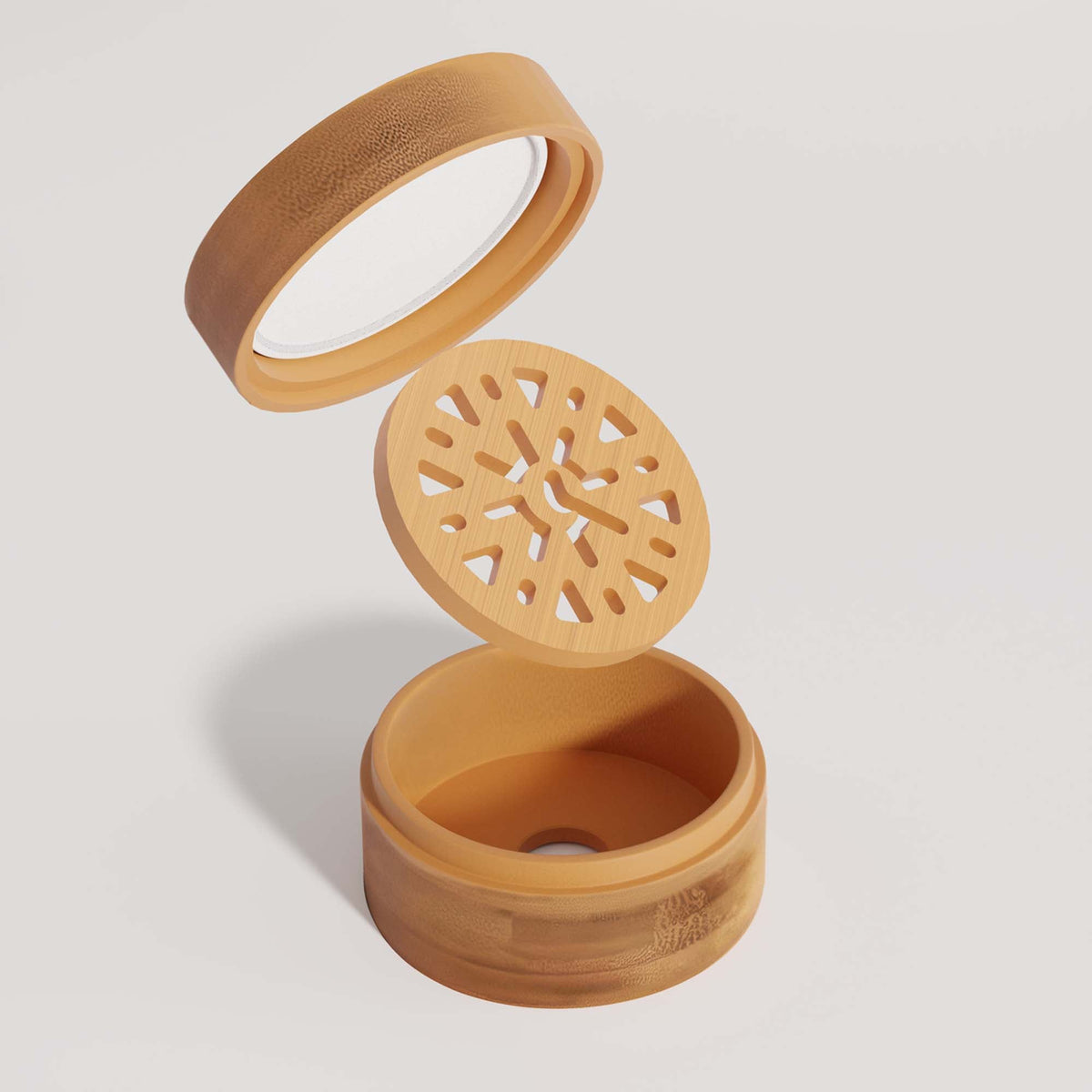 Estuche grande de viaje para acondicionador con posavasos