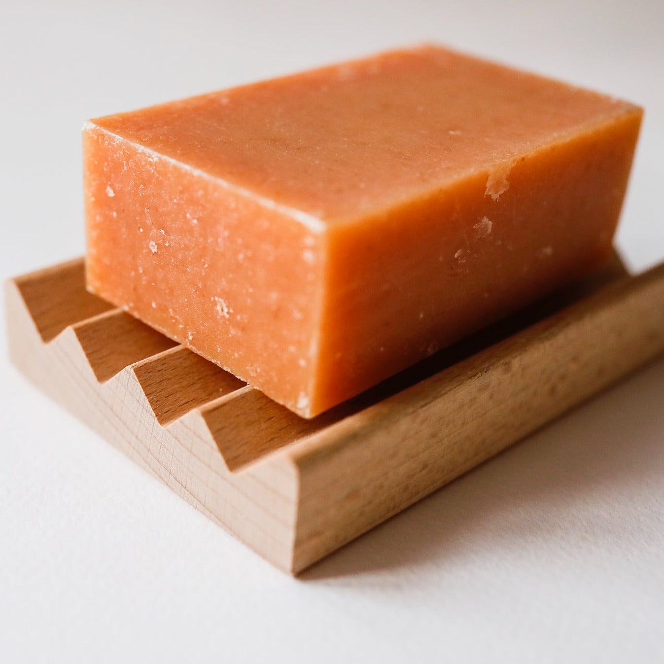 Zigzag Beechwood Soap Dish