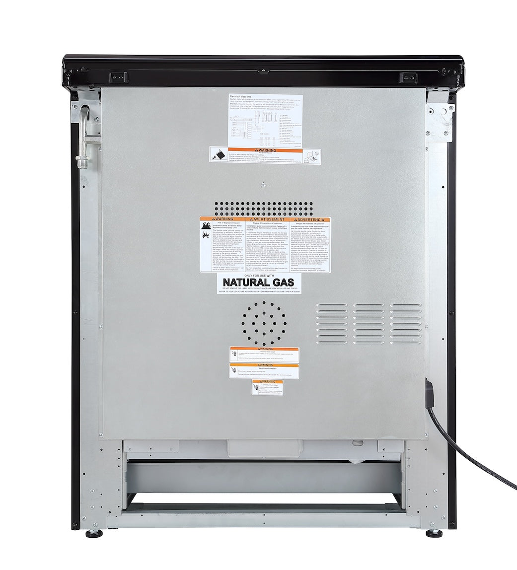 Rangaire 30" Gas Range Self-cleaning Air Fry True Convection Oven Slide-in Stainless Steel RRG303GS