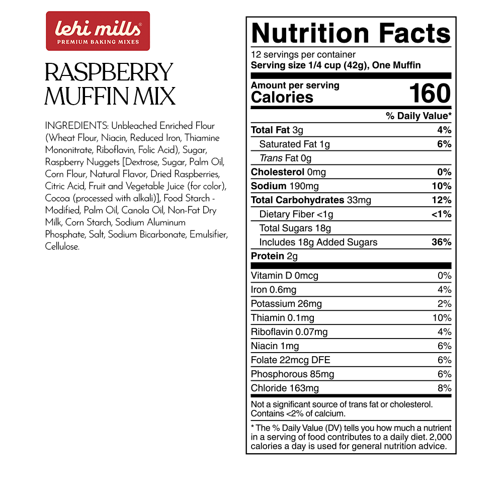Raspberry Muffin Mix