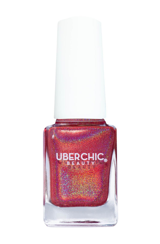 Red-y For My Closeup - Holographic Polish