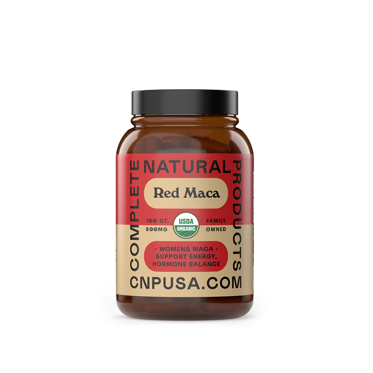 Capsules de Maca Rouge Biologique