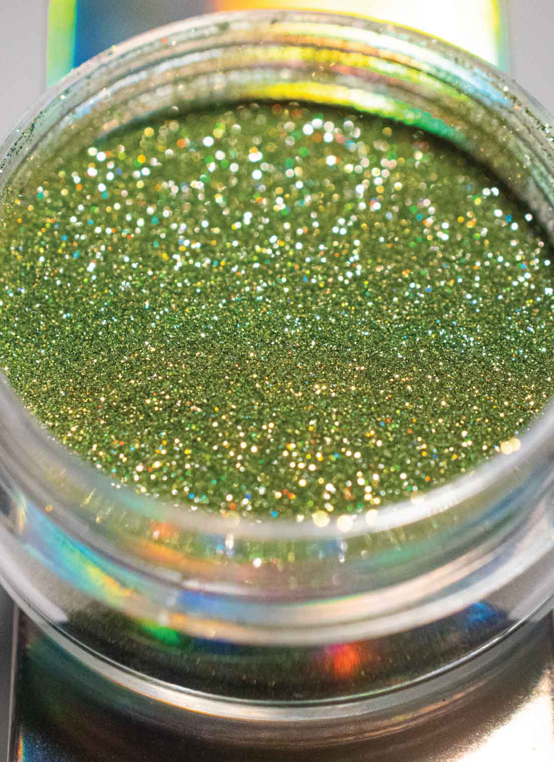 Reflective Holo Glitter: Feeling Lime
