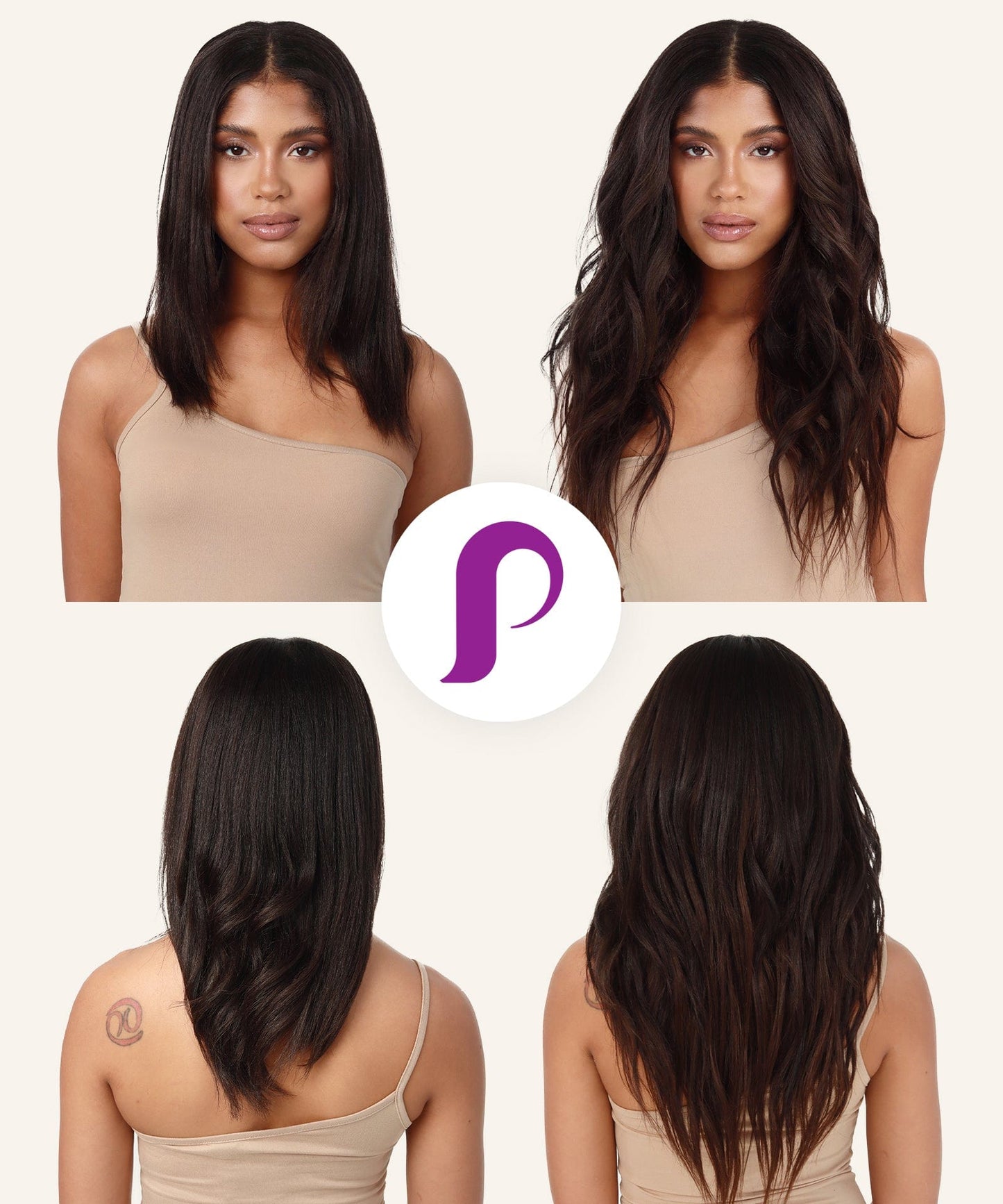 Relaxed Straight Classic Clip-In Hair Extensions