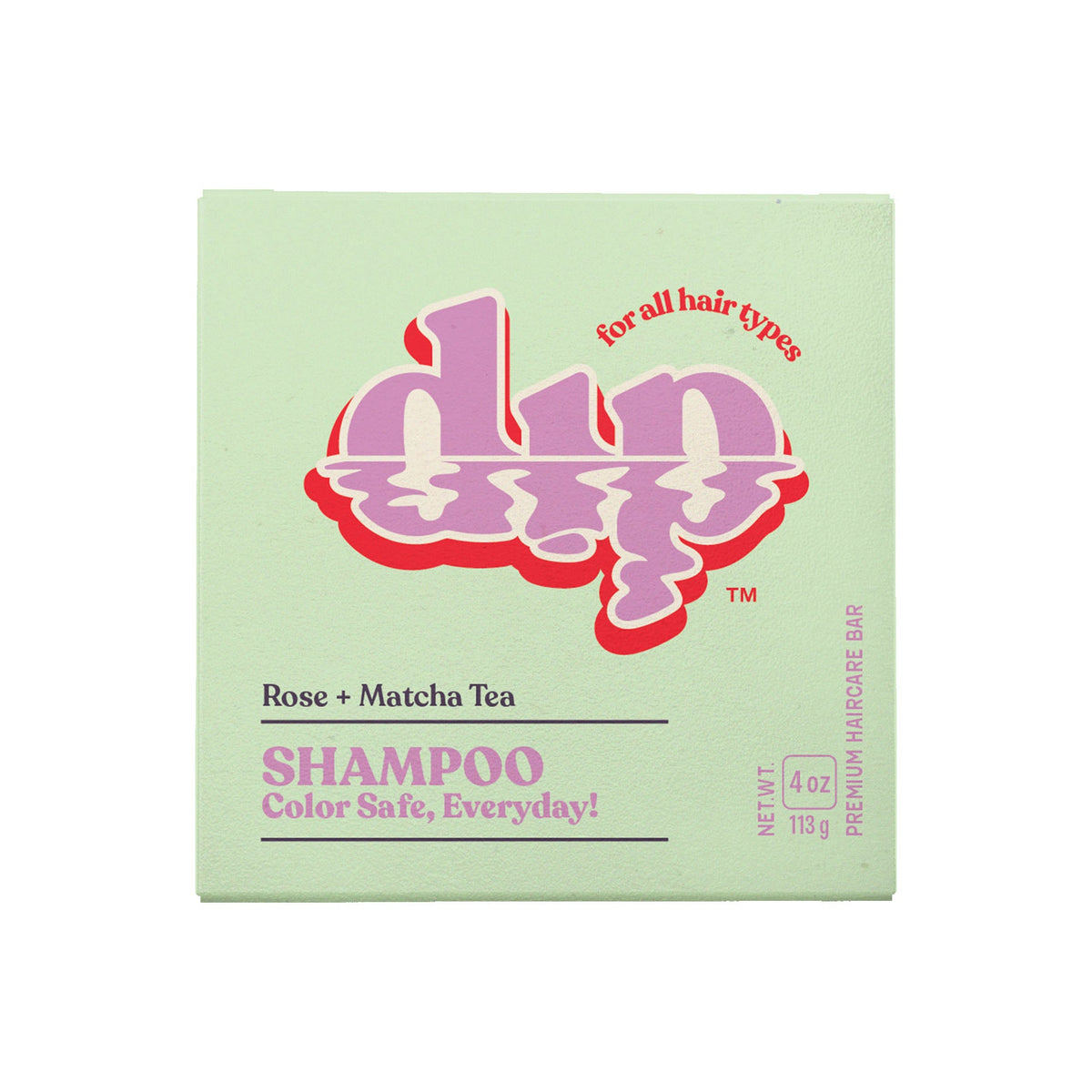 Champú protector del color para uso diario - Rosa y té matcha