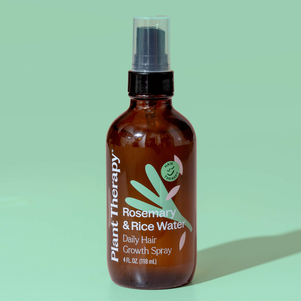 Spray diario para el crecimiento del cabello con romero y agua de arroz