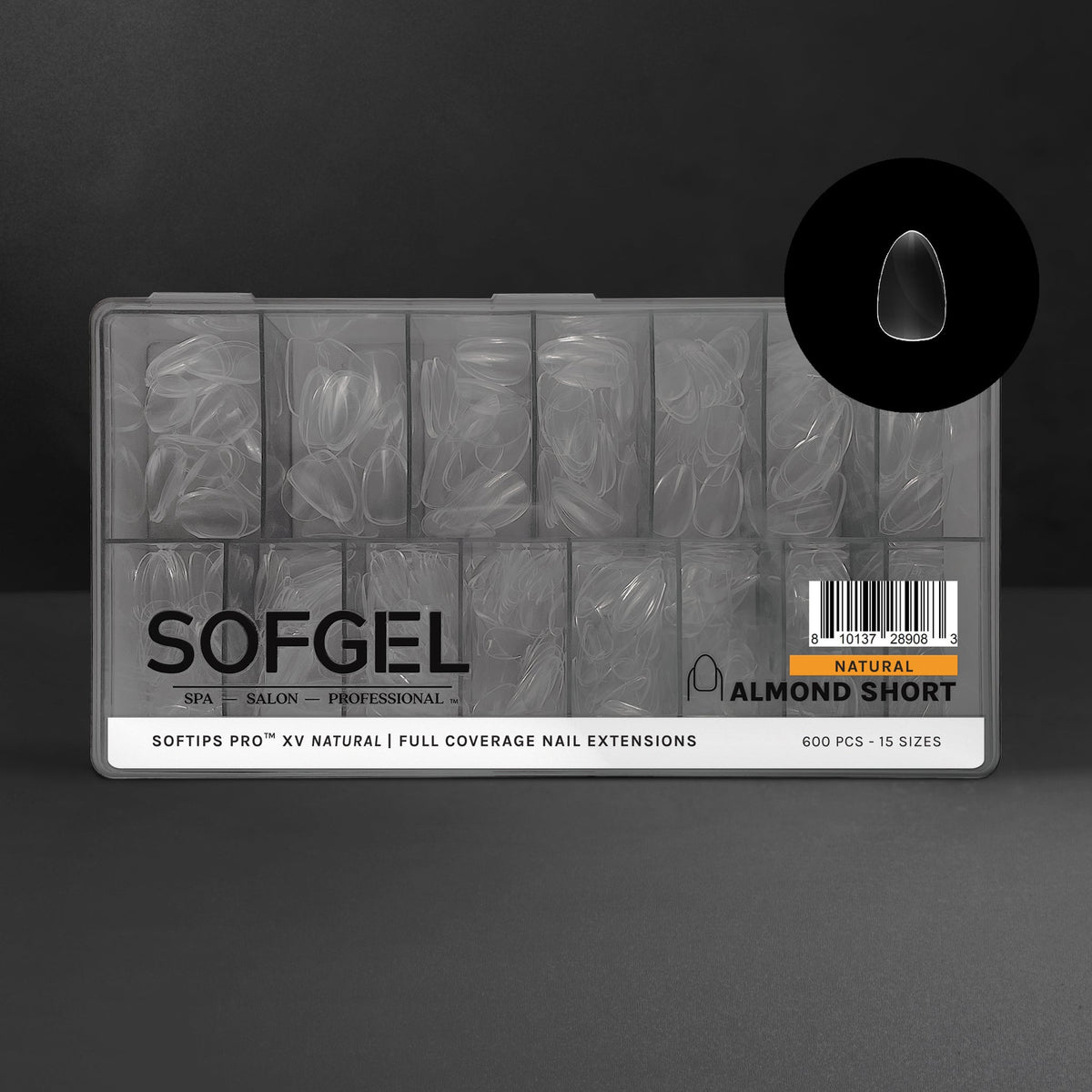 SOFTIPS PRO™ XV NATURAL - ALMENDRA CORTA