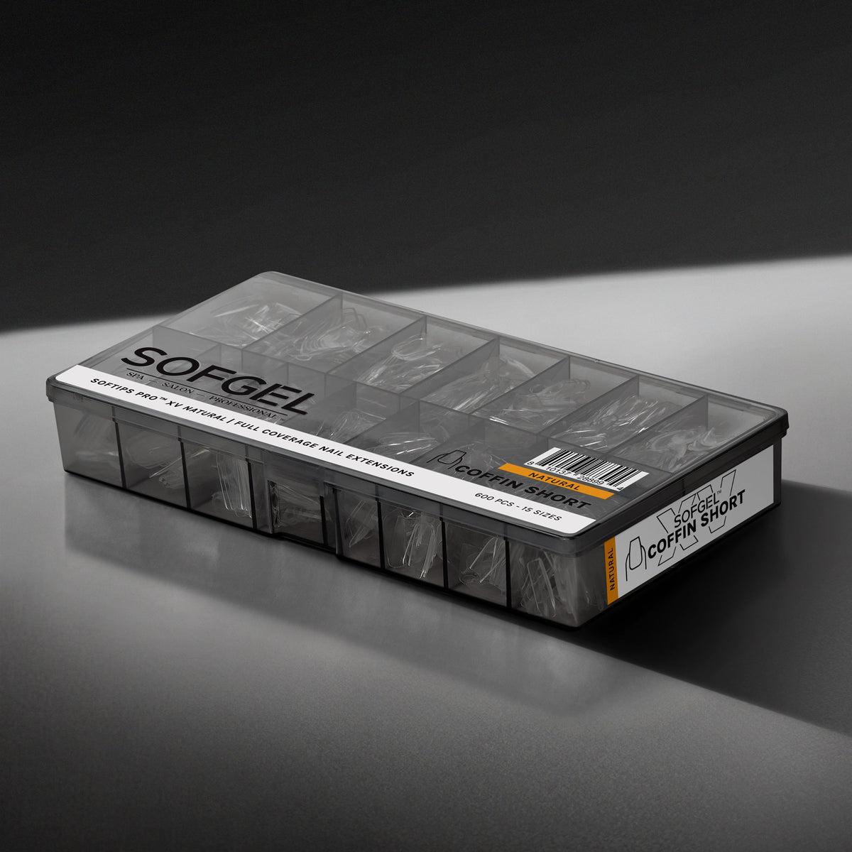 SOFTIPS PRO™ XV NATURAL - COFFIN SHORT