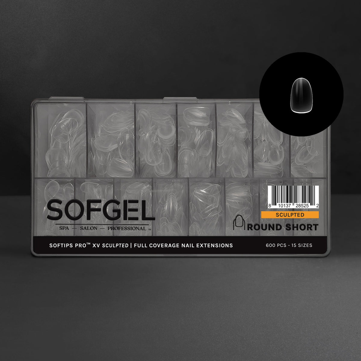 SOFTIPS PRO™ XV ESCULPIDO - REDONDO CORTO