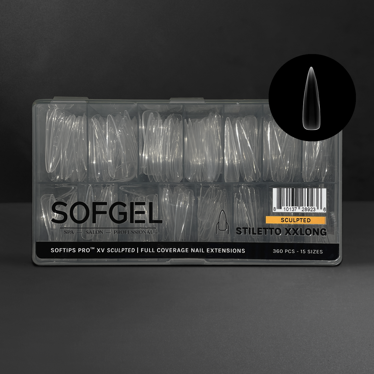 SOFTIPS PRO™ XV ESCULPIDO - STILETTO XXL