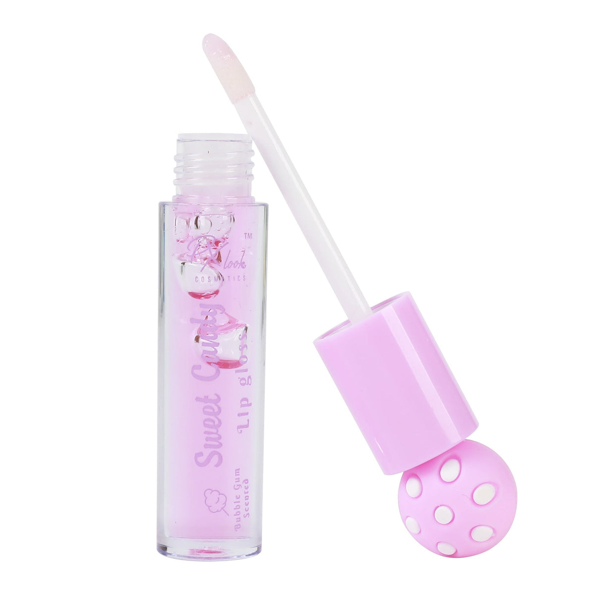 Brillo de labios de caramelo dulce