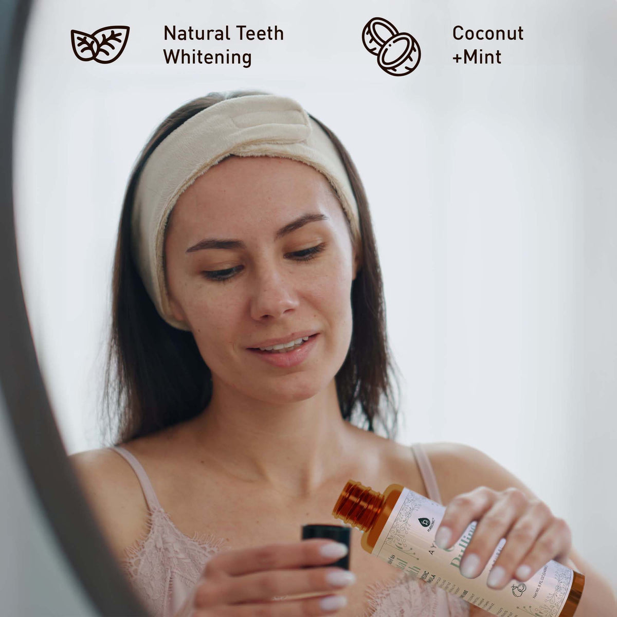 Paquete Pursonic Ultimate Oral Care: cepillo de dientes eléctrico inteligente, irrigador bucal, blanqueador LED y aceite ayurvédico.