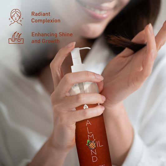 100% Pure & Natural Sweet Almond oil 16 Oz.