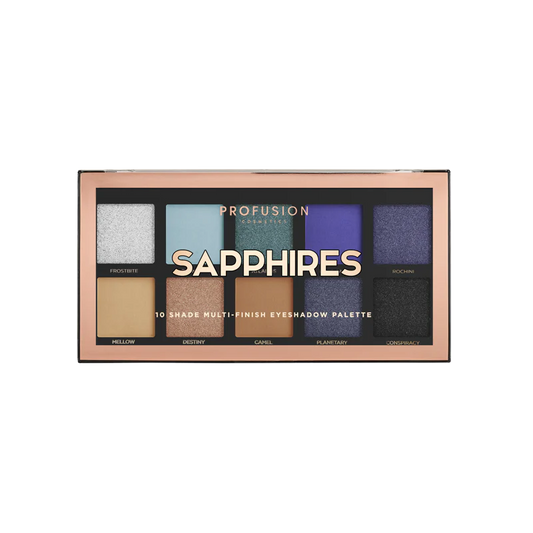 Sapphires 10 shade palette