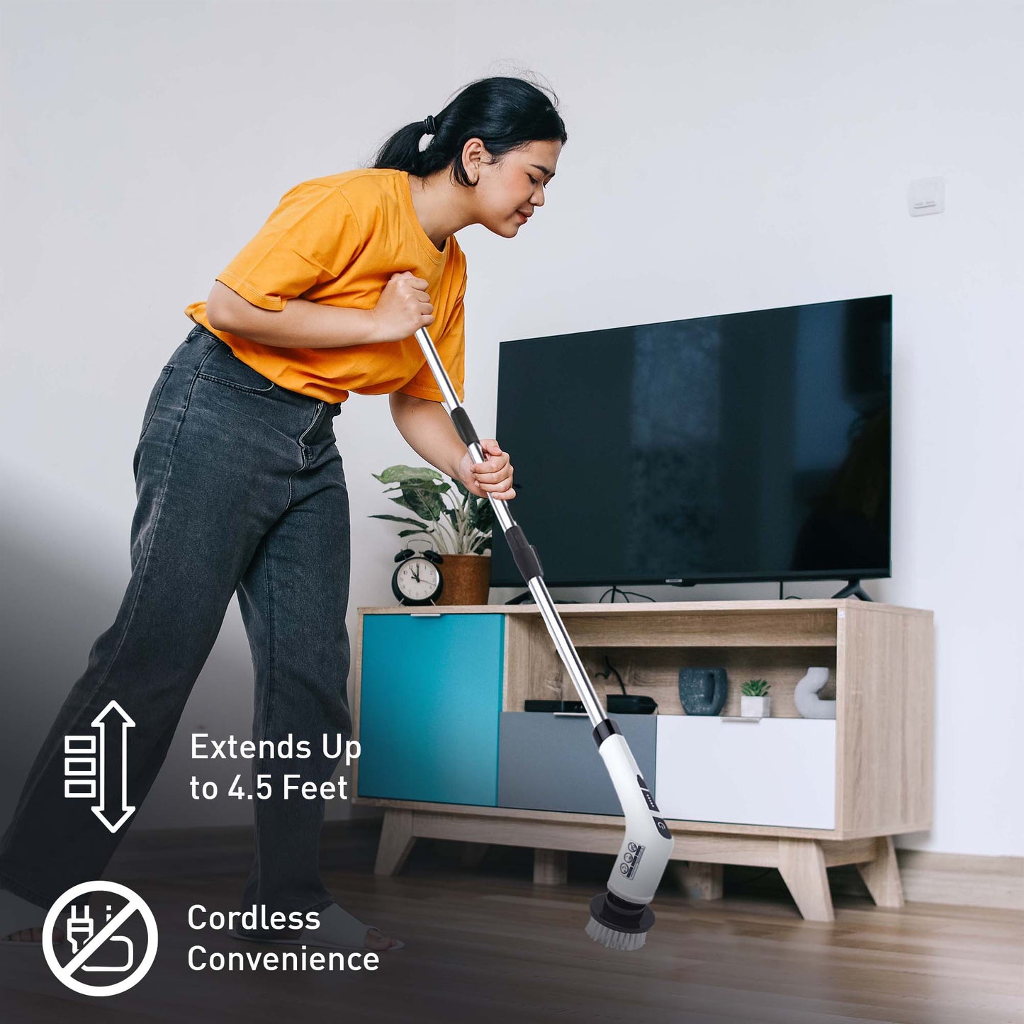 Cordless Rechargeable Power Scrubber Brush