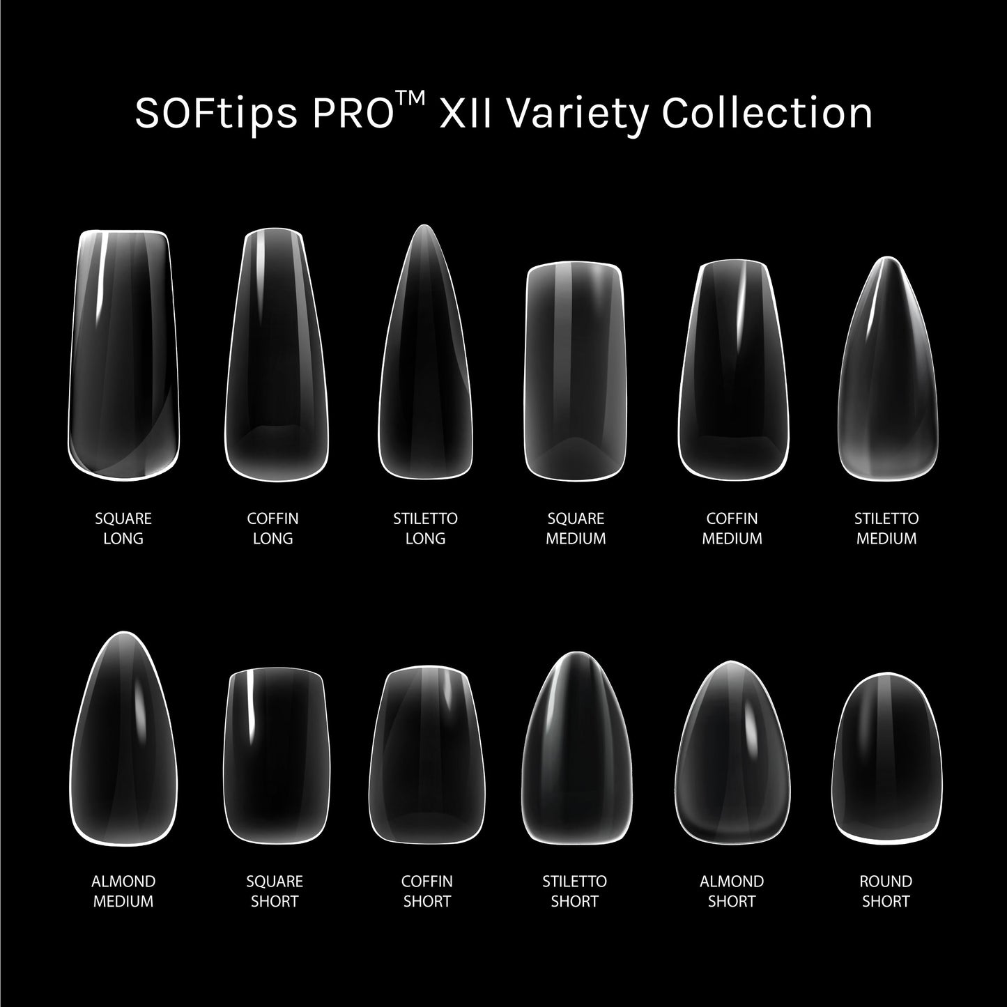 SOFTIPS PRO™ XII Variety Collection Tip Box