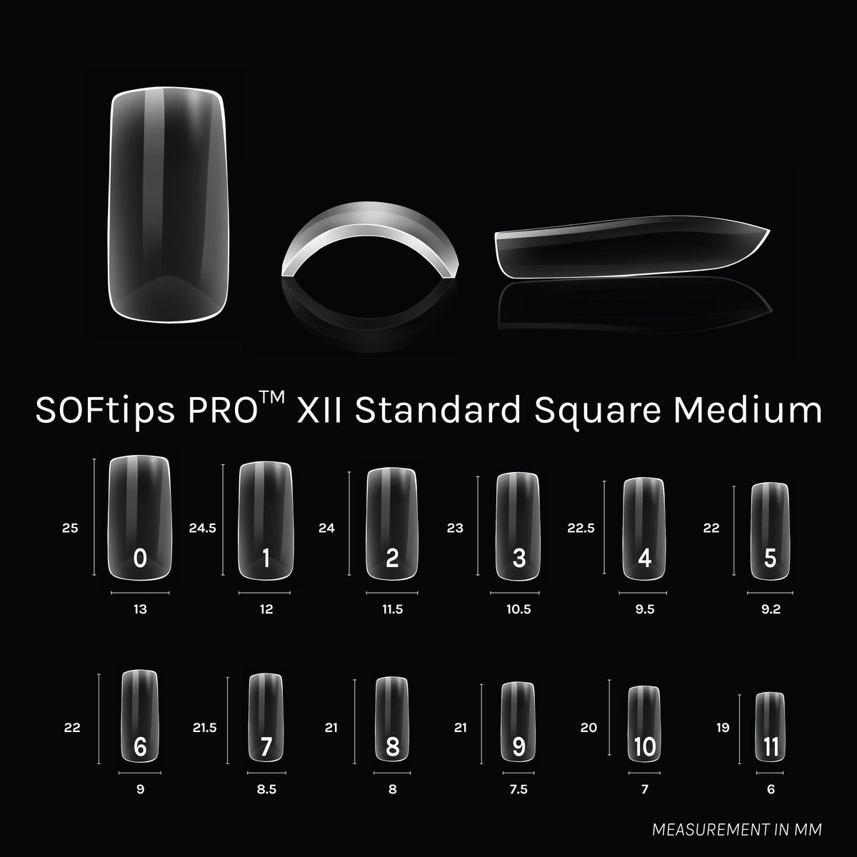 SOFTIPS PRO™ XII - Standard Square Medium