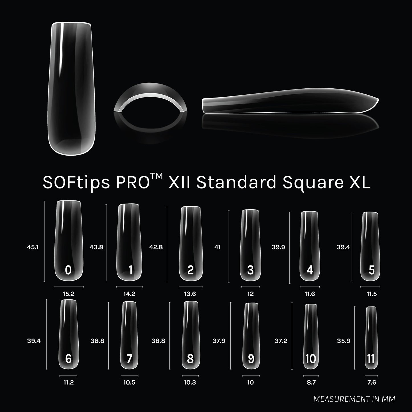 SOFTIPS PRO™ XII - Standard Square XL