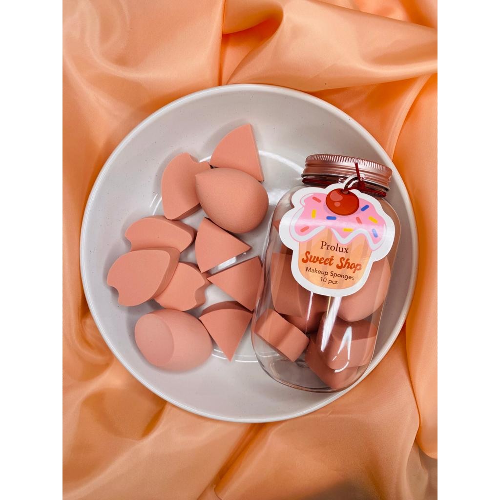 Juego de 10 esponjas de maquillaje Sweet Shop