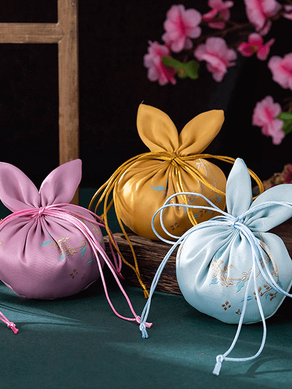 Bolsitas de conejo tradicionales chinas