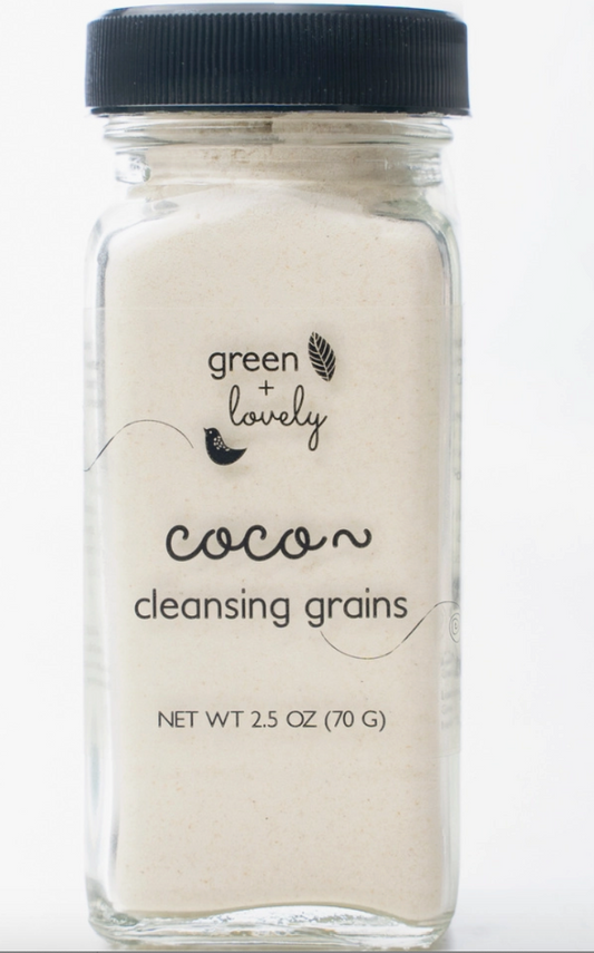 Coco~ Cleansing Grains - Daily Dry Facial Cleanser - 4 oz.