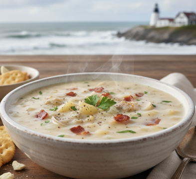 New England Clam Chowder - 16 oz.