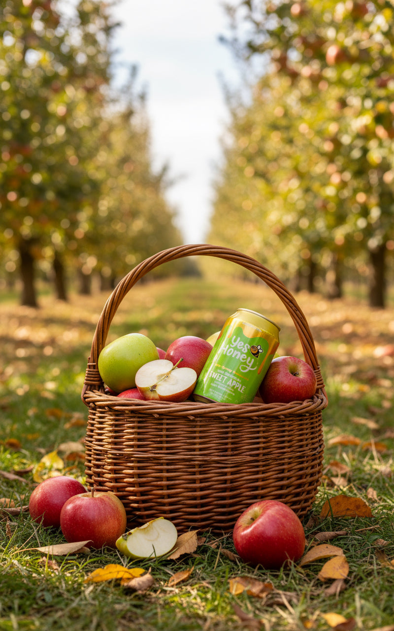 Sparkling Honey Sweetened Apple Soda Case