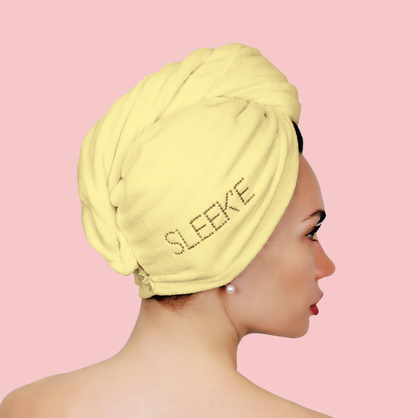 Envoltura de microfibra para el cabello