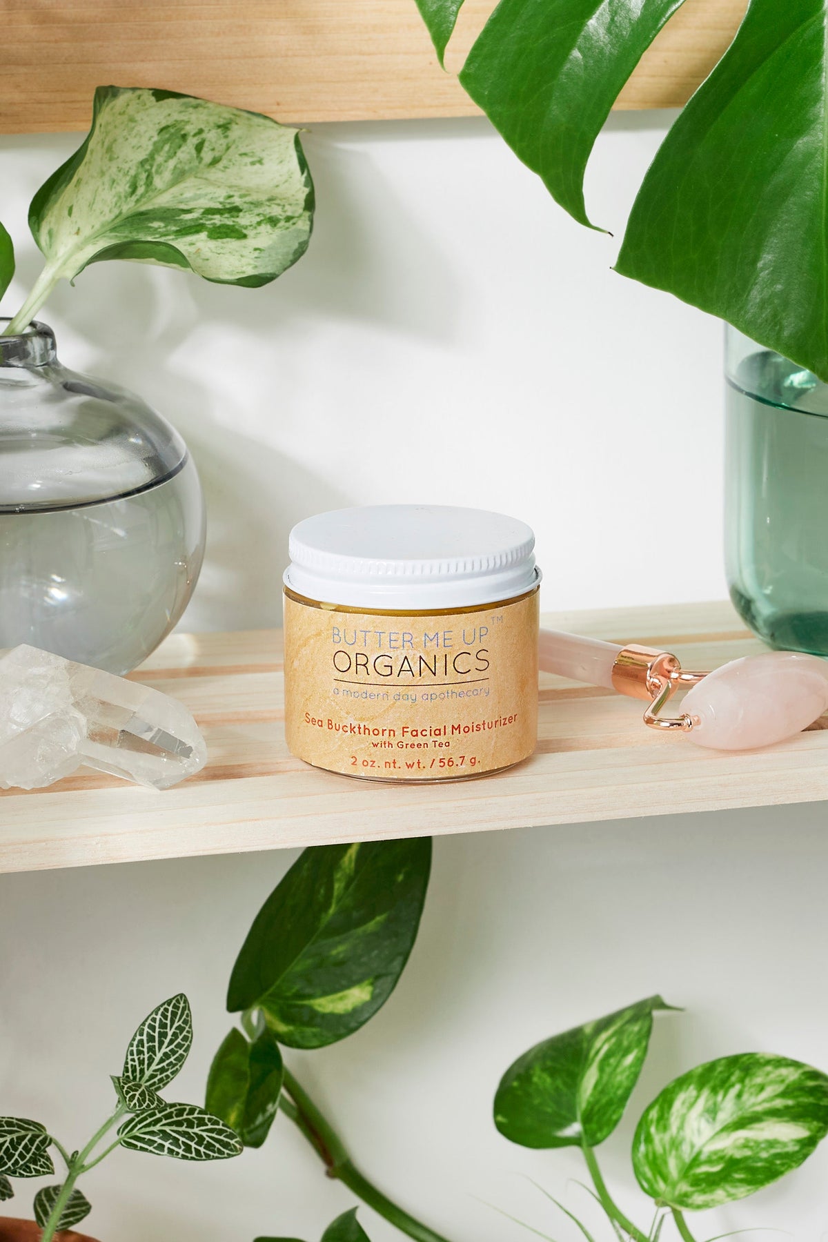 Hidratante facial de espino amarillo / Hidratante facial orgánico / Cuidado facial / Nutrición facial