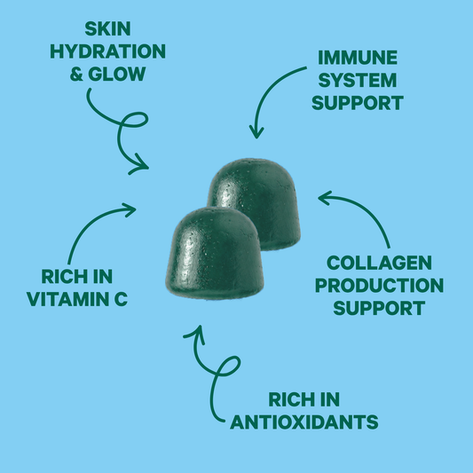 Sea Moss & Blue Spirulina Gummies for Glow & Immunity