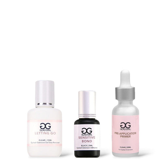 Sensitive Bond Eyelash Extension Glue + Remover/Primer Combo