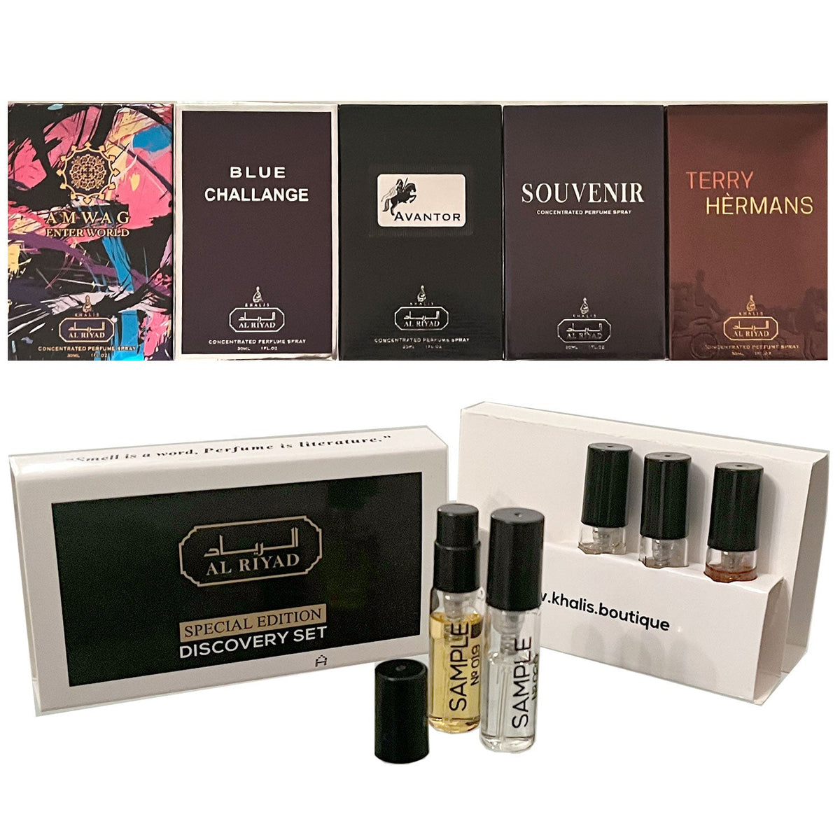 ALRIYAD EDP Discovery Set (5 viales para hombre)