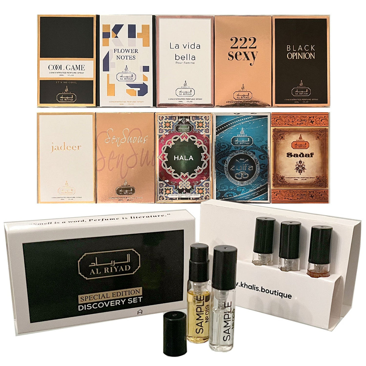 ALRIYAD EDP Discovery Set (10 viales para mujer)
