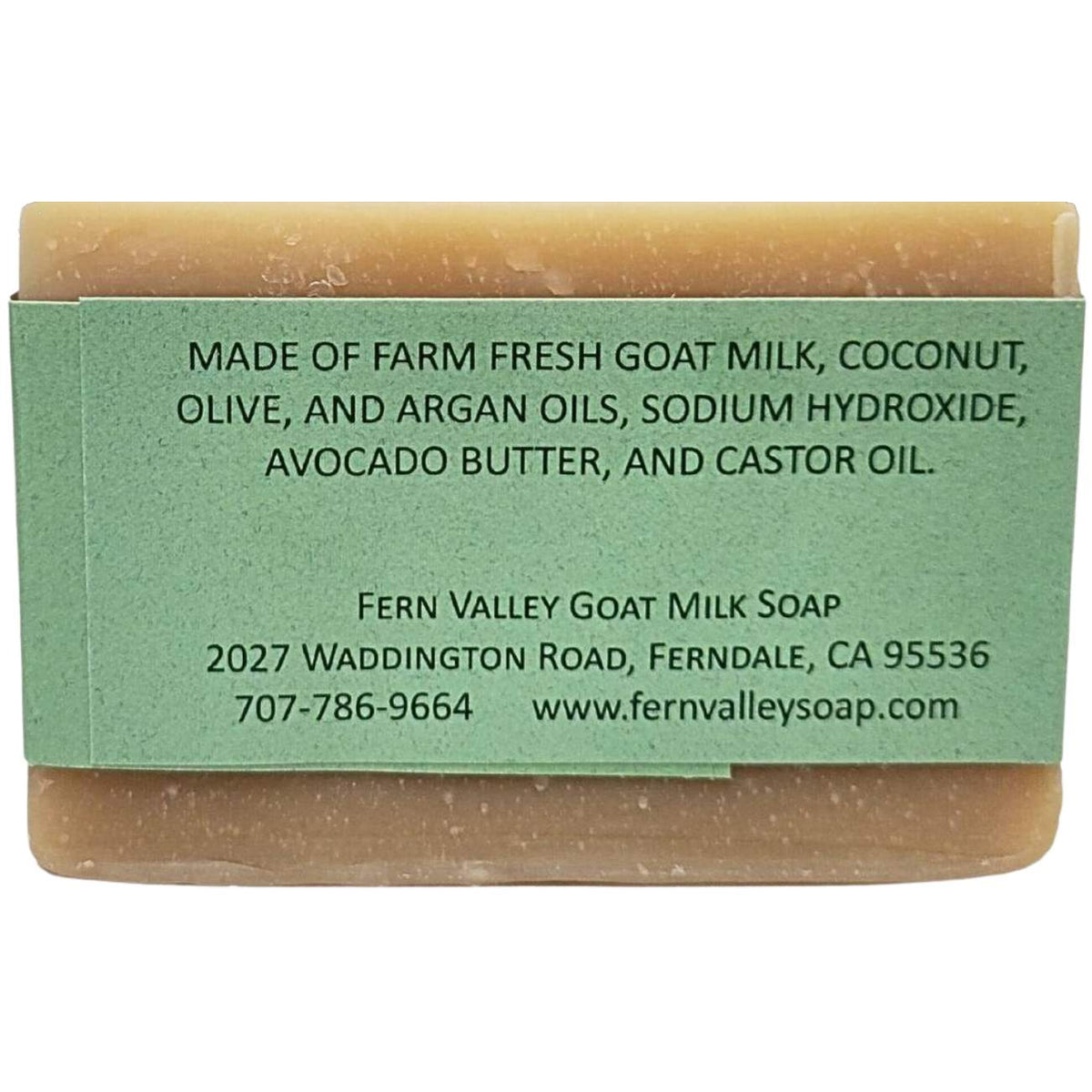Handmade Goat Milk Shampoo Bar | Argan Oil & Avocado Butter | Fragrance-Free